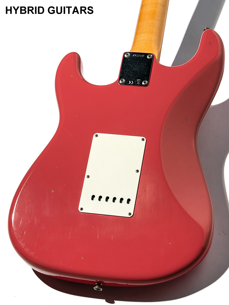 Fender Custom Shop 1962 Stratcaster Journeyman Relic Faded Fiesta Red 2018 4