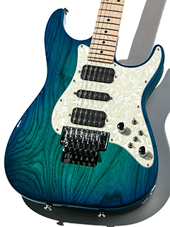 Tom Anderson The Classic Bora to Transparent Blue Burst 2015 ボディー正面 サムネイル