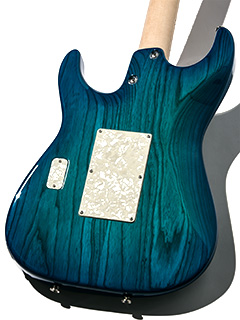 Tom Anderson The Classic Bora to Transparent Blue Burst 2015 ボディー裏面 サムネイル