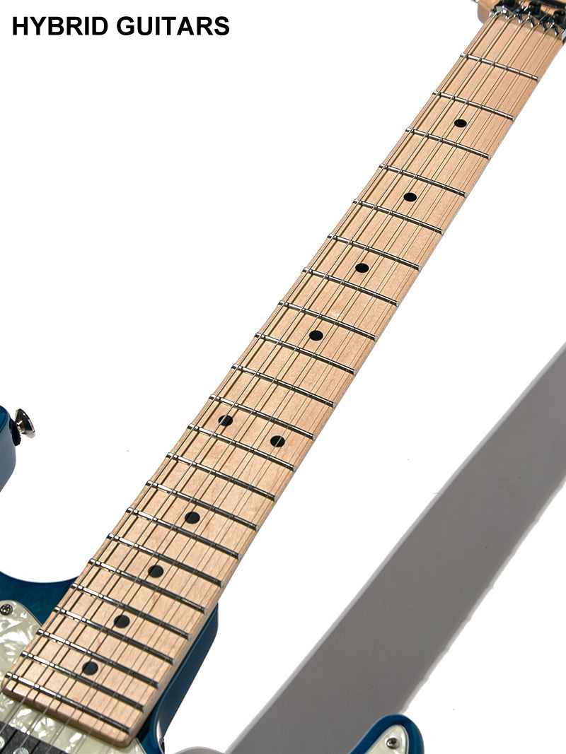 Tom Anderson The Classic Bora to Transparent Blue Burst 2015 7