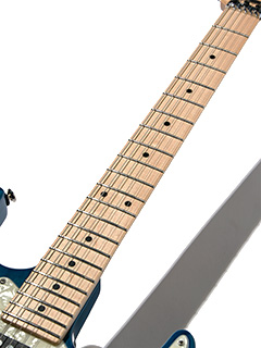 Tom Anderson The Classic Bora to Transparent Blue Burst 2015 指板 サムネイル