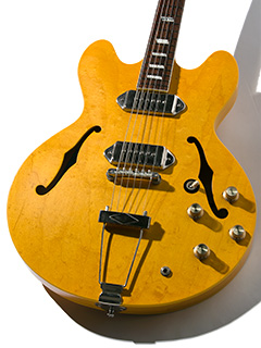 Epiphone 70th Anniversary John Lennon 1965 Casino Lennon Natural 2010 ボディー正面 サムネイル