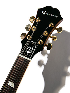 Epiphone 70th Anniversary John Lennon 1965 Casino Lennon Natural 2010 ヘッド正面 サムネイル