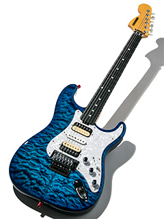 Schecter ST5 CTM/FRT Blue Sunburst 2016 全体正面 サムネイル