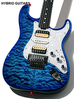 Schecter ST5 CTM/FRT Blue Sunburst 2016 ボディー正面 サムネイル