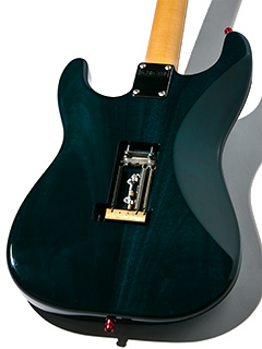 Schecter ST5 CTM/FRT Blue Sunburst 2016 ボディー裏面 サムネイル