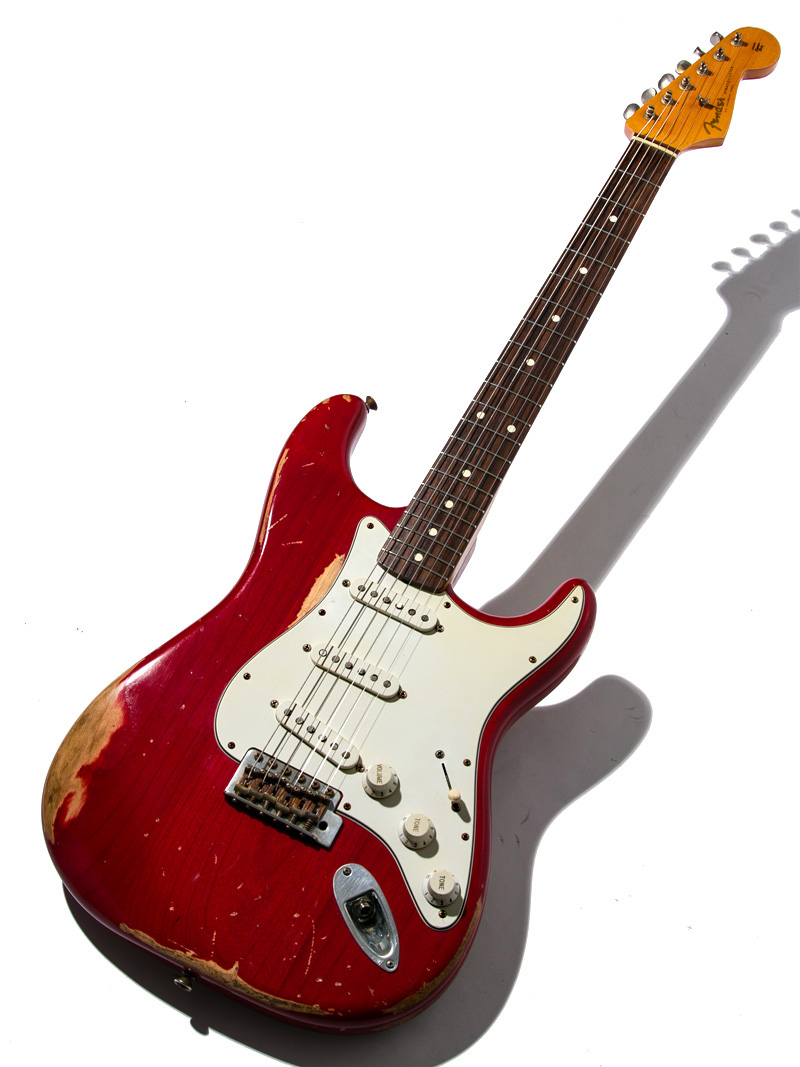 Fender Stratcaster Trans Dakota Red Aged  1