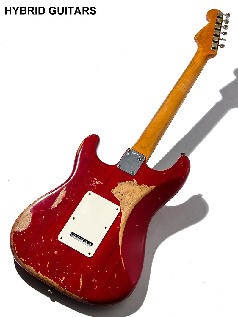Fender Stratcaster Trans Dakota Red Aged  2