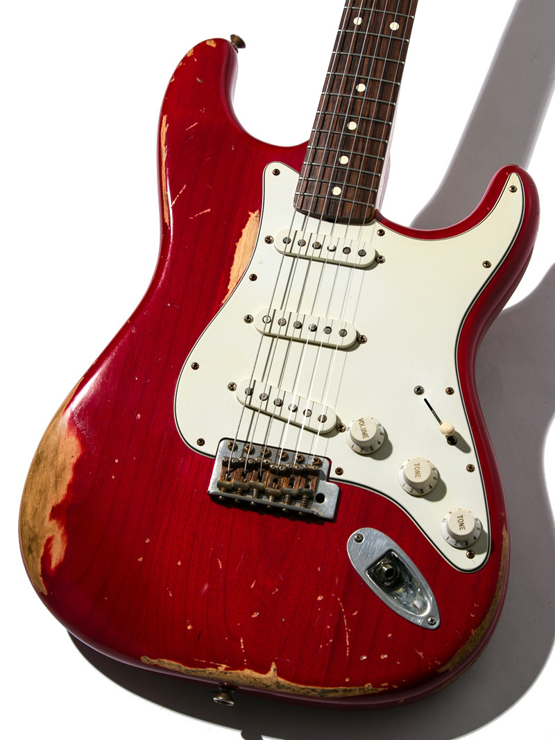 Fender Stratcaster Trans Dakota Red Aged  3