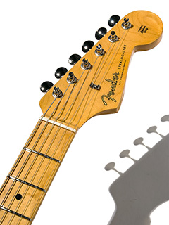 Fender USA American Original '50s Stratocaster Gold 2018 ヘッド正面 サムネイル