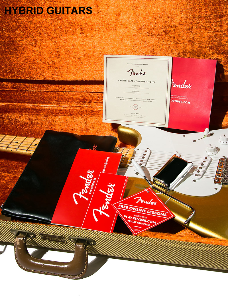 Fender USA American Original '50s Stratocaster Gold 2018 9