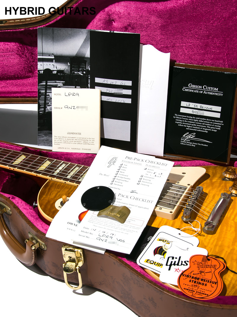 Gibson Custom Shop 120th Anniversary Historic Collection 1959 Les Paul Standard Reissue VOS Green Lemon 2014 13