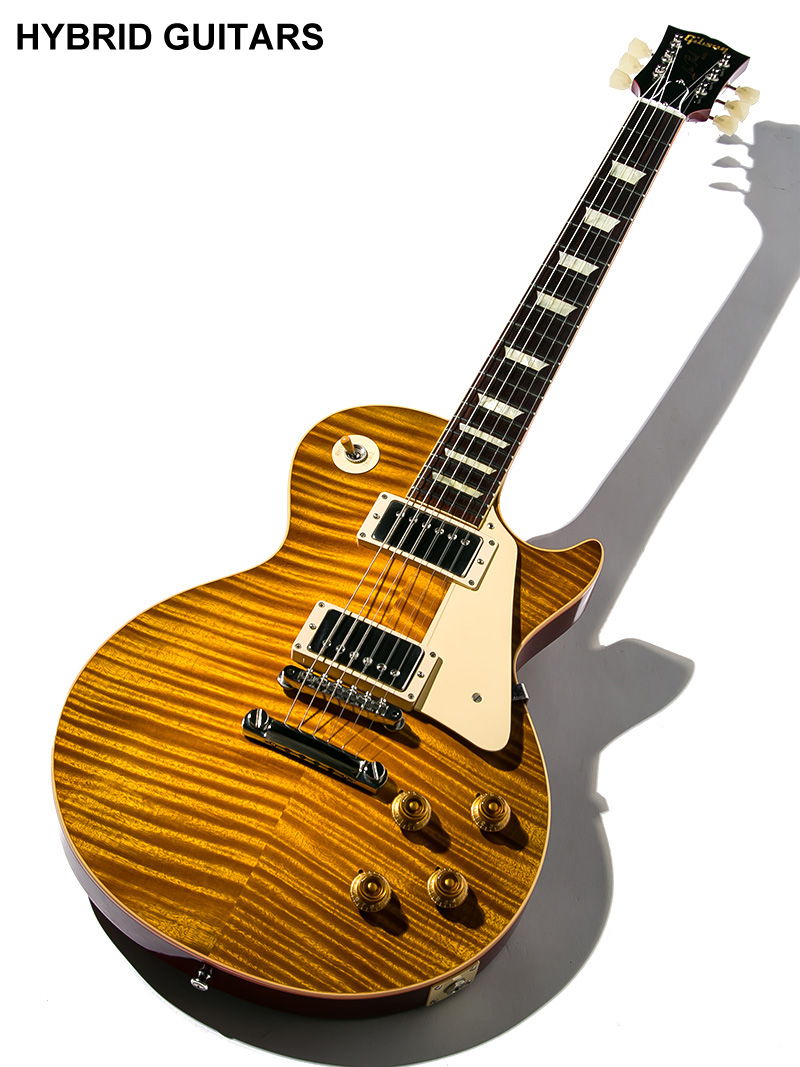 Gibson Custom Shop True Historic 1959 Les Paul Standard Reissue Vintage Gloss Vintage Lemmon Burst 2015 1