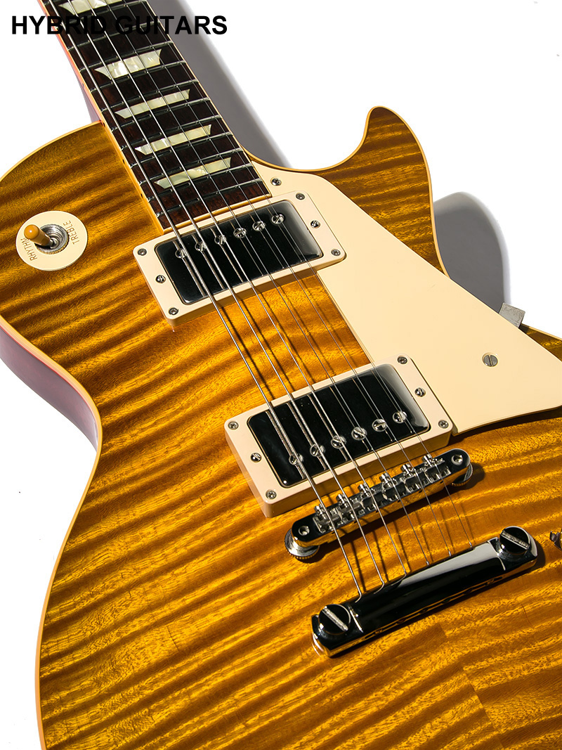 Gibson Custom Shop True Historic 1959 Les Paul Standard Reissue Vintage Gloss Vintage Lemmon Burst 2015 10