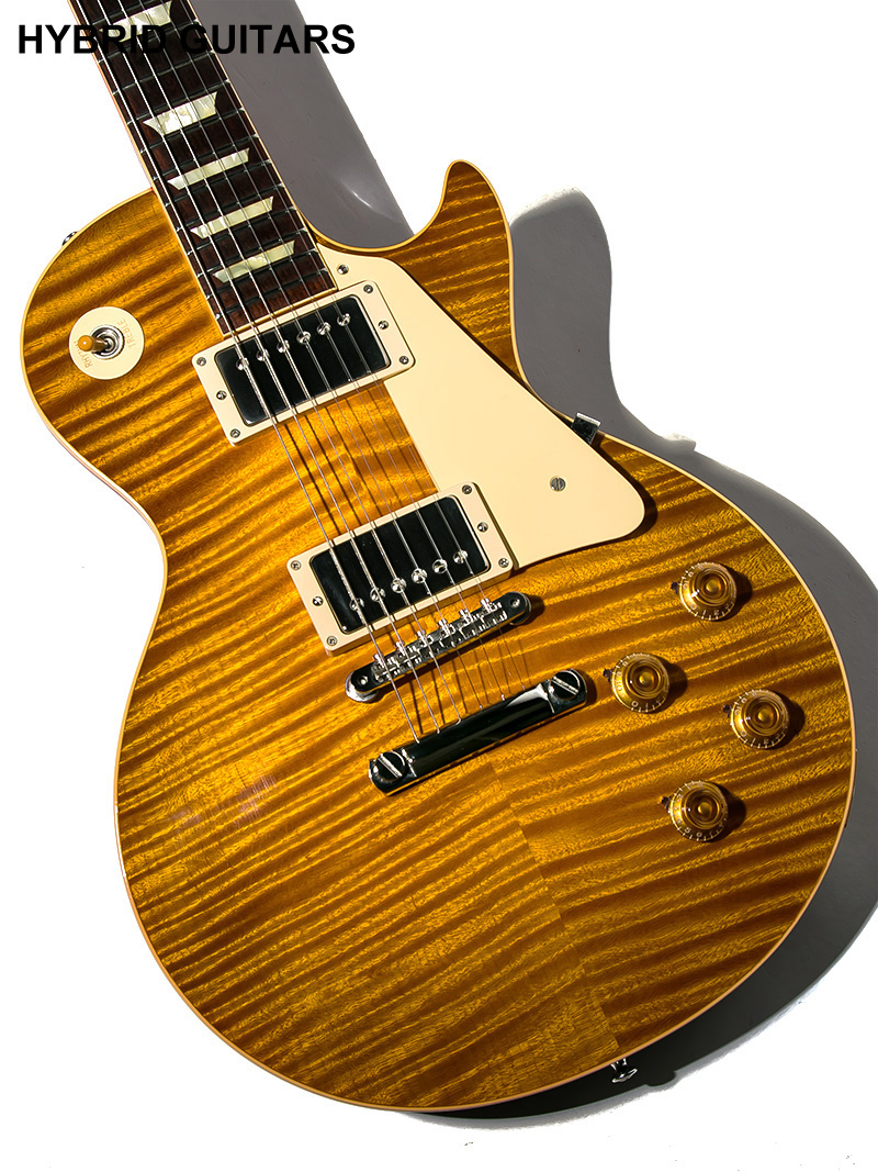 Gibson Custom Shop True Historic 1959 Les Paul Standard Reissue Vintage Gloss Vintage Lemon Burst 2015 12