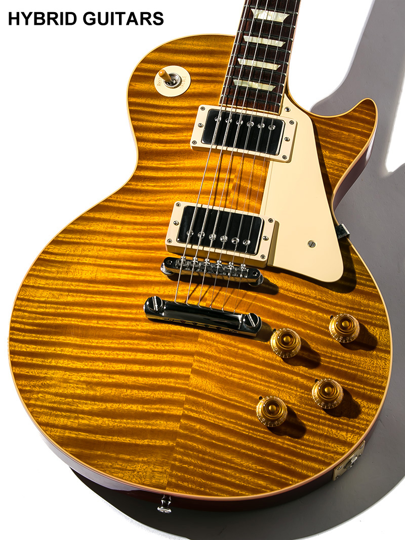 Gibson Custom Shop True Historic 1959 Les Paul Standard Reissue Vintage Gloss Vintage Lemmon Burst 2015 3