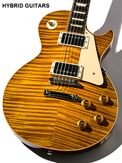 Gibson Custom Shop True Historic 1959 Les Paul Standard Reissue Vintage Gloss Vintage Lemon Burst 2015 ボディー正面 サムネイル