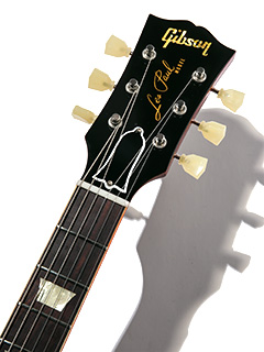 Gibson Custom Shop True Historic 1959 Les Paul Standard Reissue Vintage Gloss Vintage Lemon Burst 2015 ヘッド正面 サムネイル