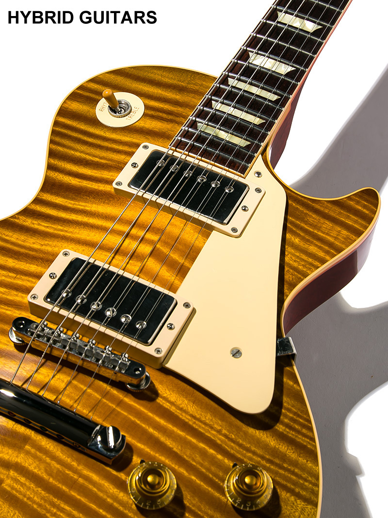 Gibson Custom Shop True Historic 1959 Les Paul Standard Reissue Vintage Gloss Vintage Lemon Burst 2015 9