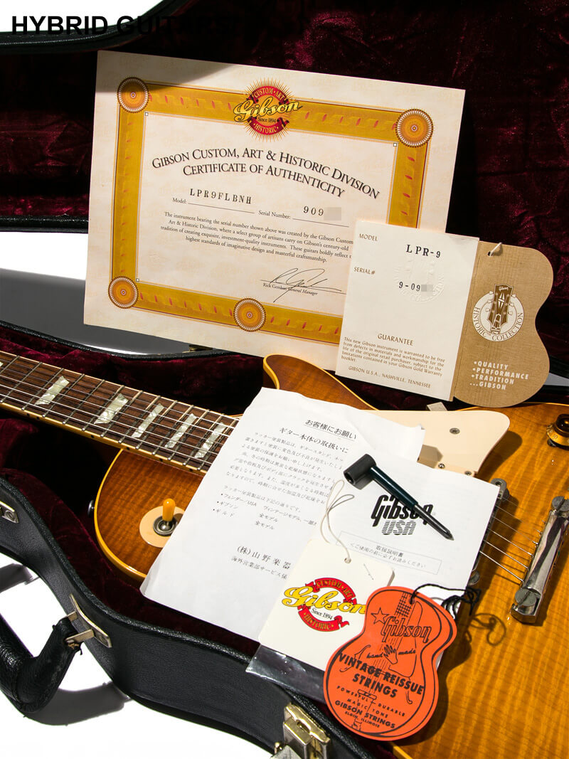 Gibson Custom Shop Historic Collection 1959 Les Paul Standard Reissue Gloss Lemon Burst 16