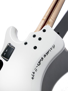 ESP STREAM-SL5 Snow White Signed by ALDIOUS SAWA 写真10 サムネイル