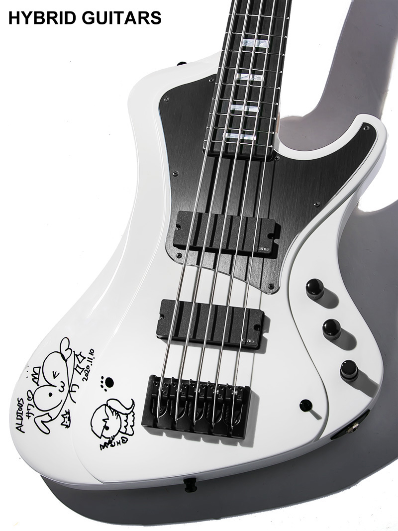 ESP STREAM-SL5 Snow White Signed by ALDIOUS SAWA 3