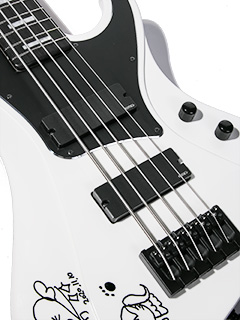 ESP STREAM-SL5 Snow White Signed by ALDIOUS SAWA 写真9 サムネイル