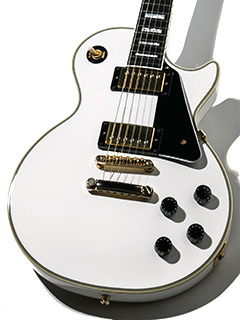 Epiphone Les Paul Custom Alpine White 2020 ボディー正面 サムネイル