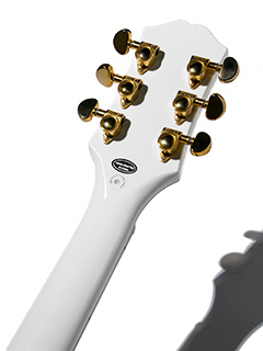 Epiphone Les Paul Custom Alpine White 2020 ヘッド裏面 サムネイル