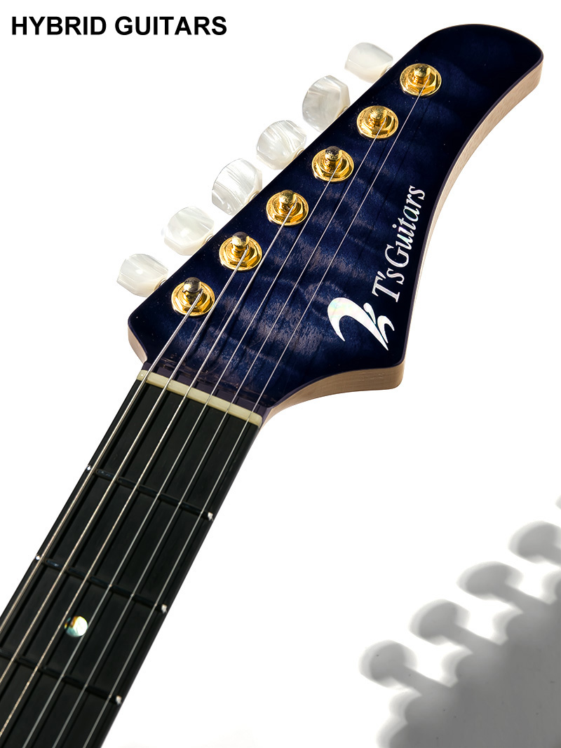 T's Guitars DST-Pro 24 Custom Whale Blue Burst 2018 5