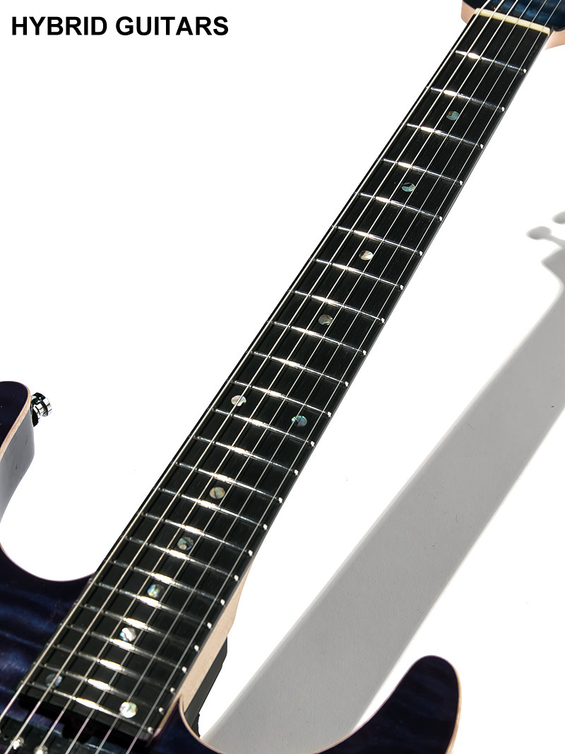 T's Guitars DST-Pro 24 Custom Whale Blue Burst 2018 7