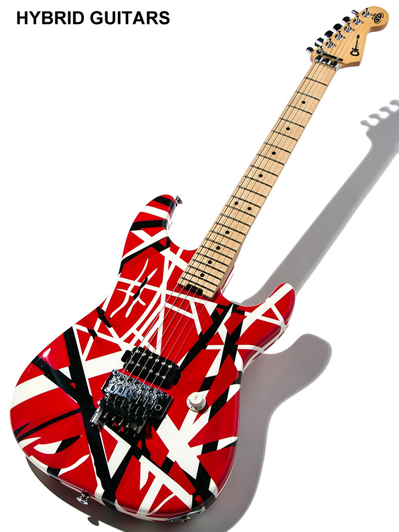 Charvel EVH Art Series Red/White/Black Striped 2005 1