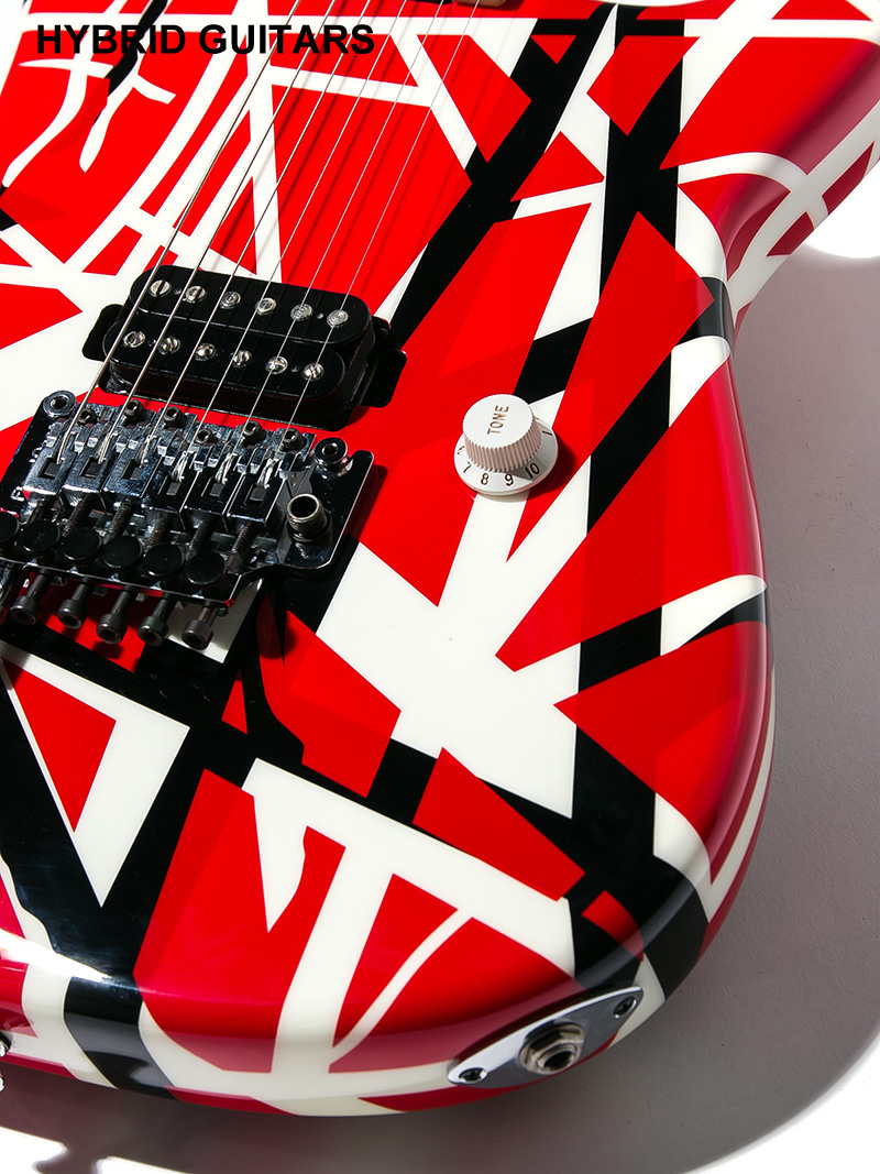 Charvel EVH Art Series Red/White/Black Striped 2005 10