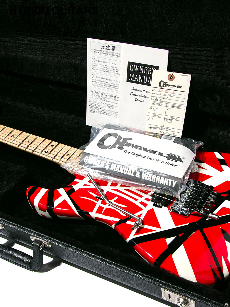 Charvel EVH Art Series Red/White/Black Striped 2005 12