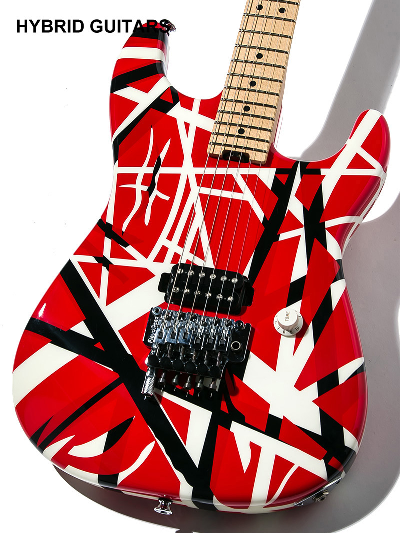 Charvel EVH Art Series Red/White/Black Striped 2005 3