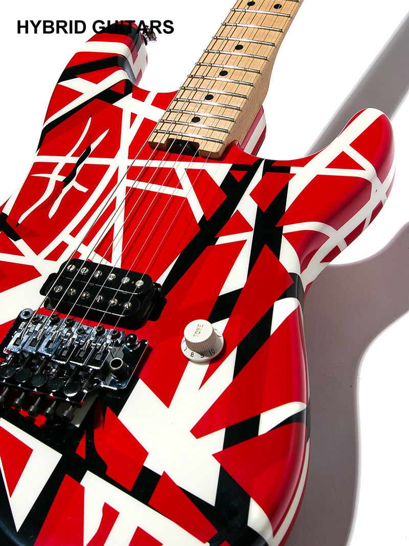 Charvel EVH Art Series Red/White/Black Striped 2005 9