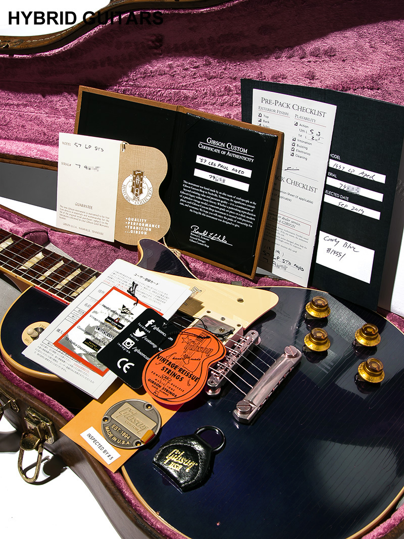 Gibson Custom Shop M2M 1957 Les Paul Standard Aged Candy Blue 2019 18
