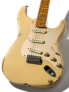 Fender Custom Shop Limited Edition 1956 Fat Roasted Stratocaster Journeyman Relic Aged Desert Sand 2017 ボディー正面 サムネイル