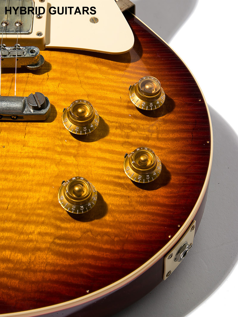 Gibson Custom Shop Historic Collection 1959 Les Paul Standard Reissue Lightly Aged Slow Ice Tea Fade 2013 with Bare Knuckle PU 2013 11