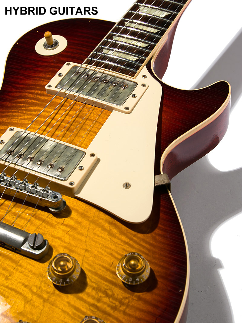 Gibson Custom Shop Historic Collection 1959 Les Paul Standard Reissue Lightly Aged Slow Ice Tea Fade 2013 with Bare Knuckle PU 2013 9