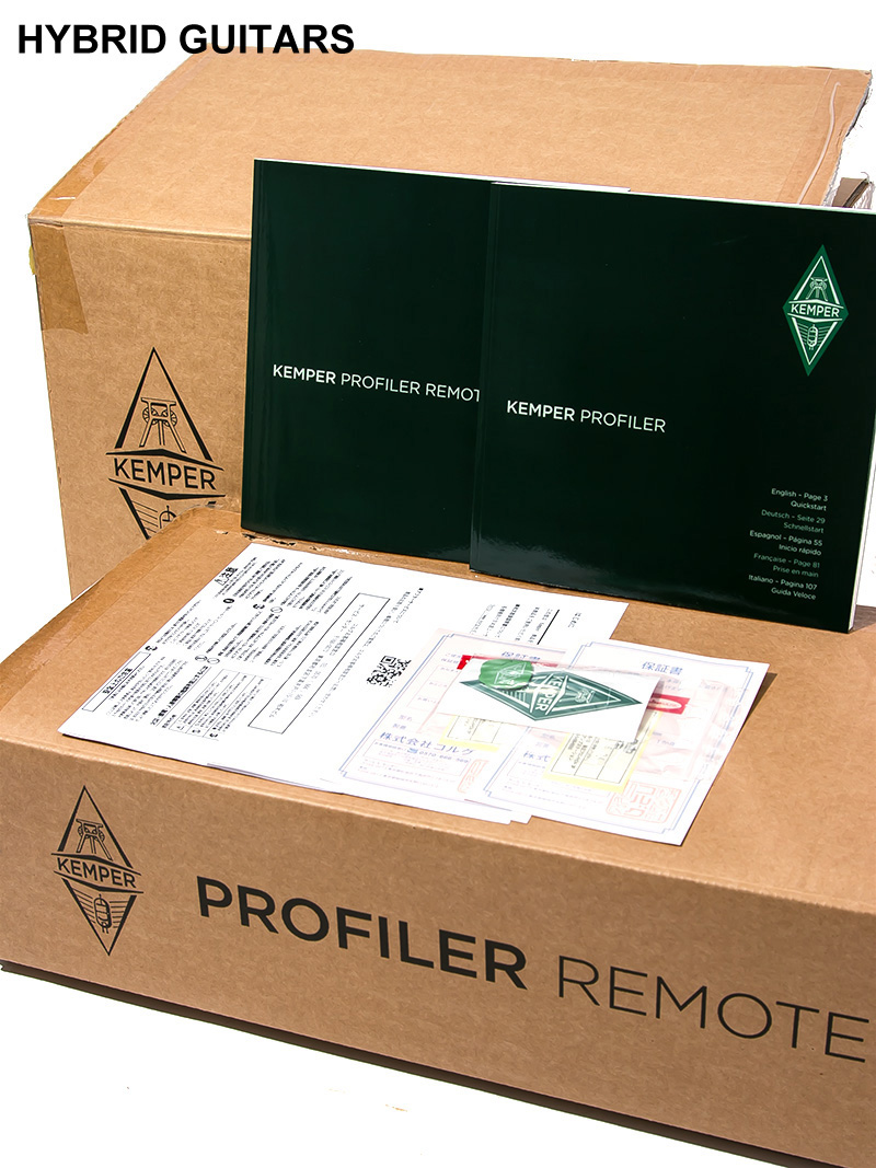 Kemper Profiling Power Head Green Panel with Remote 12