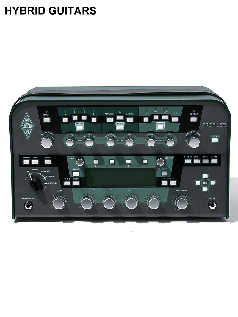 Kemper Profiling Power Head Green Panel with Remote 2