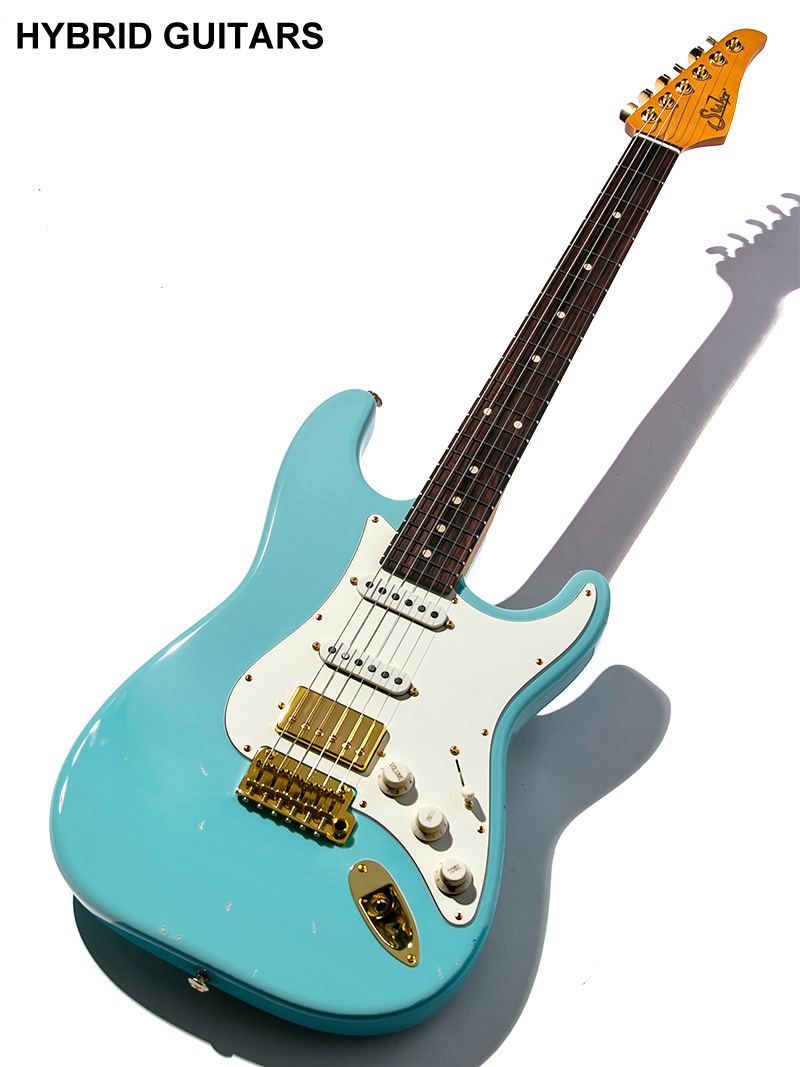 Suhr Custom Classic S Antique Daphne Blue 2021 1