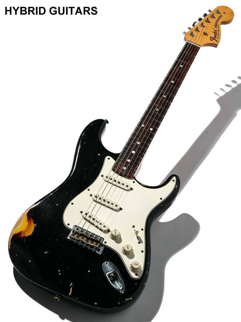 Fender Custom Shop MBS 1969 Stratocaster Heavy Relic Black Over