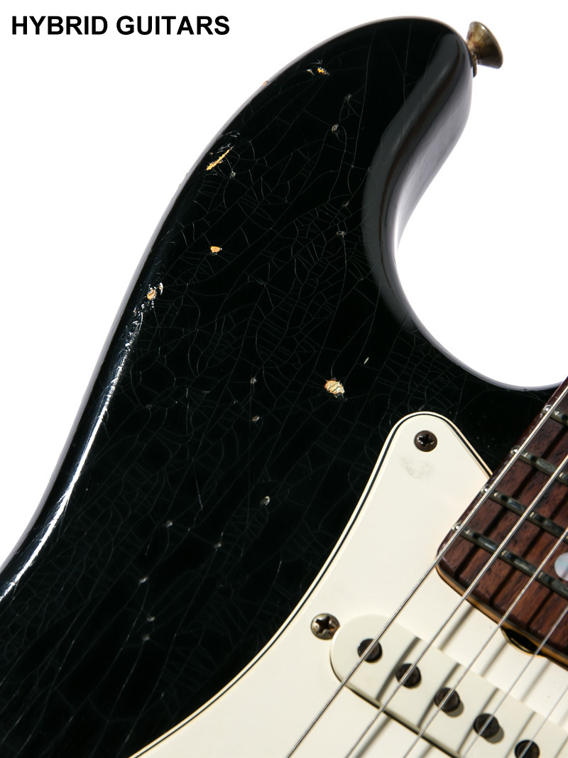 Fender Custom Shop MBS 1969 Stratocaster Heavy Relic Black Over 3TSB Multi Layer Master Built by Paul Waller 2013 10