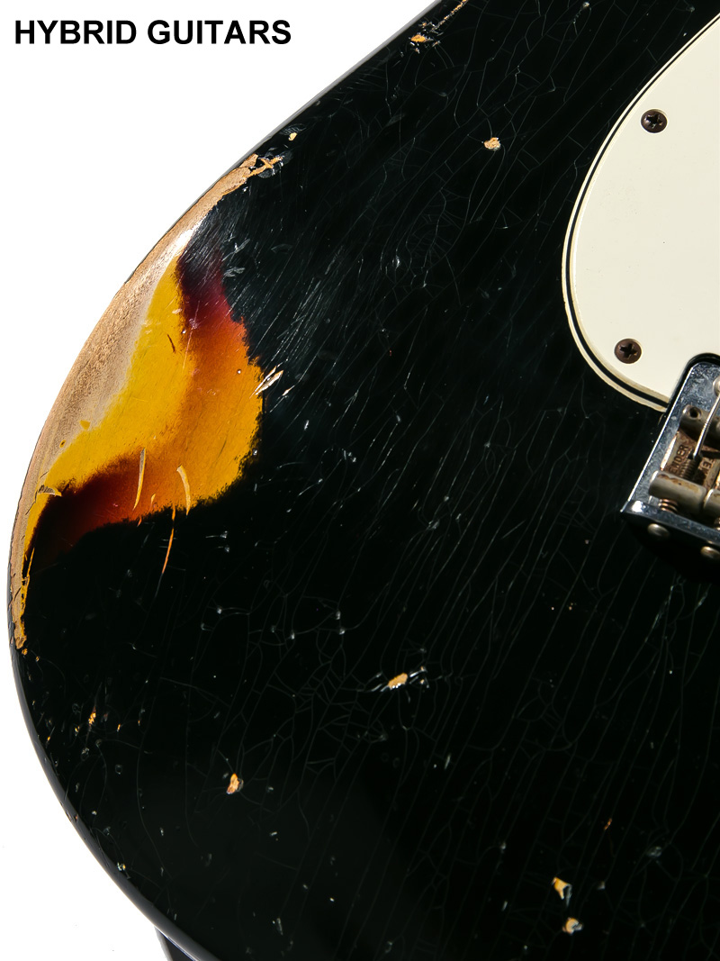 Fender Custom Shop MBS 1969 Stratocaster Heavy Relic Black Over 3TSB Multi Layer Master Built by Paul Waller 2013 11