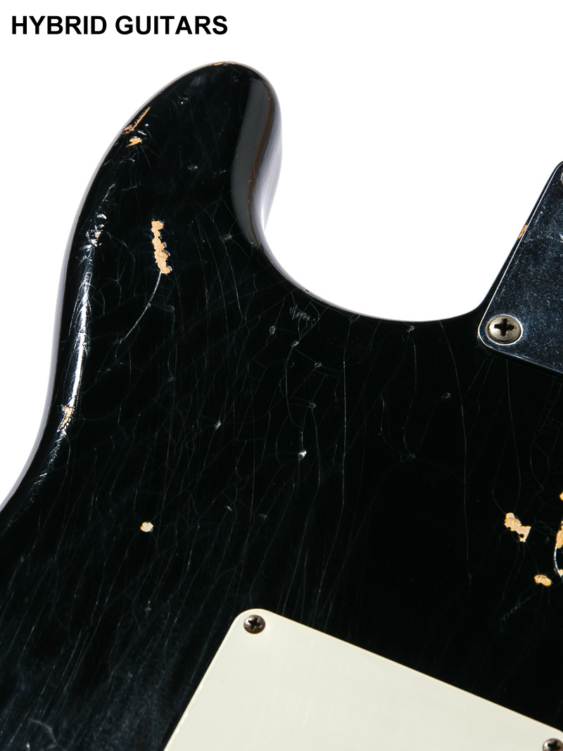 Fender Custom Shop MBS 1969 Stratocaster Heavy Relic Black Over 3TSB Multi Layer Master Built by Paul Waller 2013 13