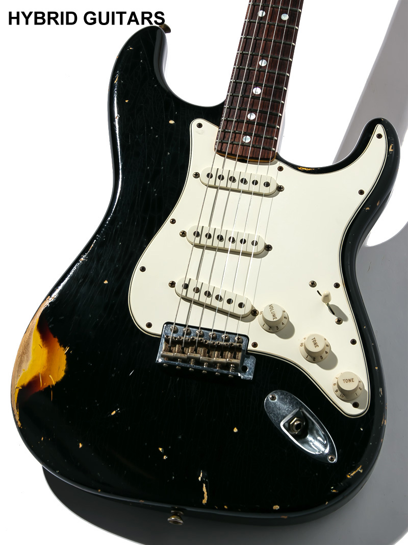 Fender Custom Shop MBS 1969 Stratocaster Heavy Relic Black Over 3TSB Multi Layer Master Built by Paul Waller 2013 3
