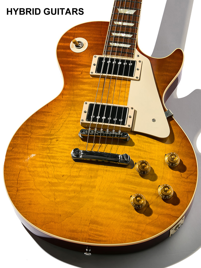 Gibson Custom Shop Standard Historic 1958 Les Paul Reissue Figured Gloss Tea Burst 2016 3