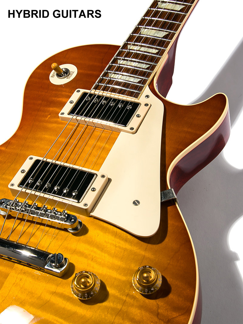 Gibson Custom Shop Standard Historic 1958 Les Paul Reissue Figured Gloss Tea Burst 2016 9